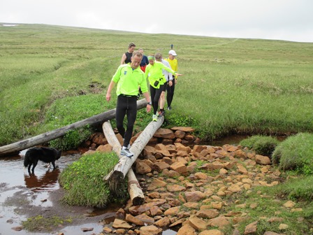 Á brúnni í Móhosaflóa. Hún hefur látið mikið á sjá á örstuttum tíma (síðustu 45 árum).