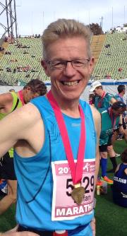 Að hlaupi loknu. (Ljósm. Inga Dís).